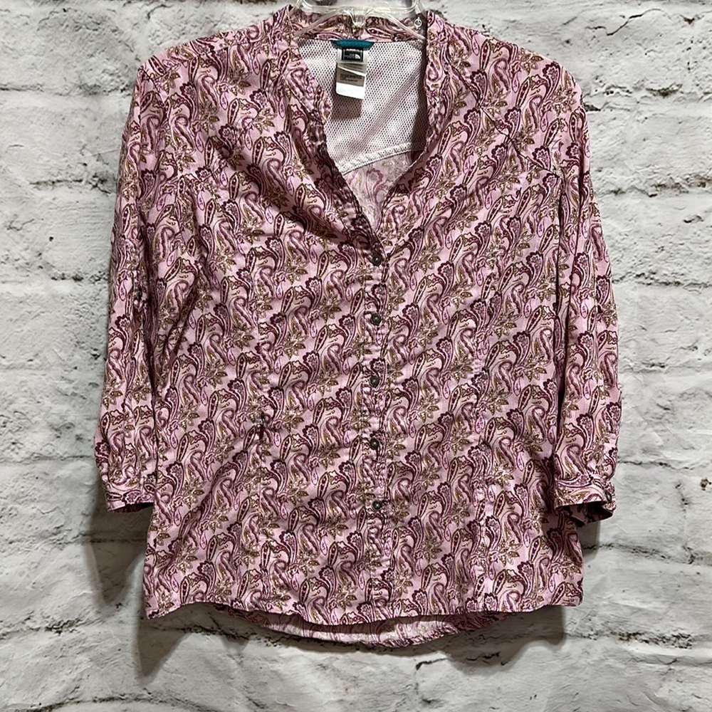 The North Face Paisley Activewear Top size Medium